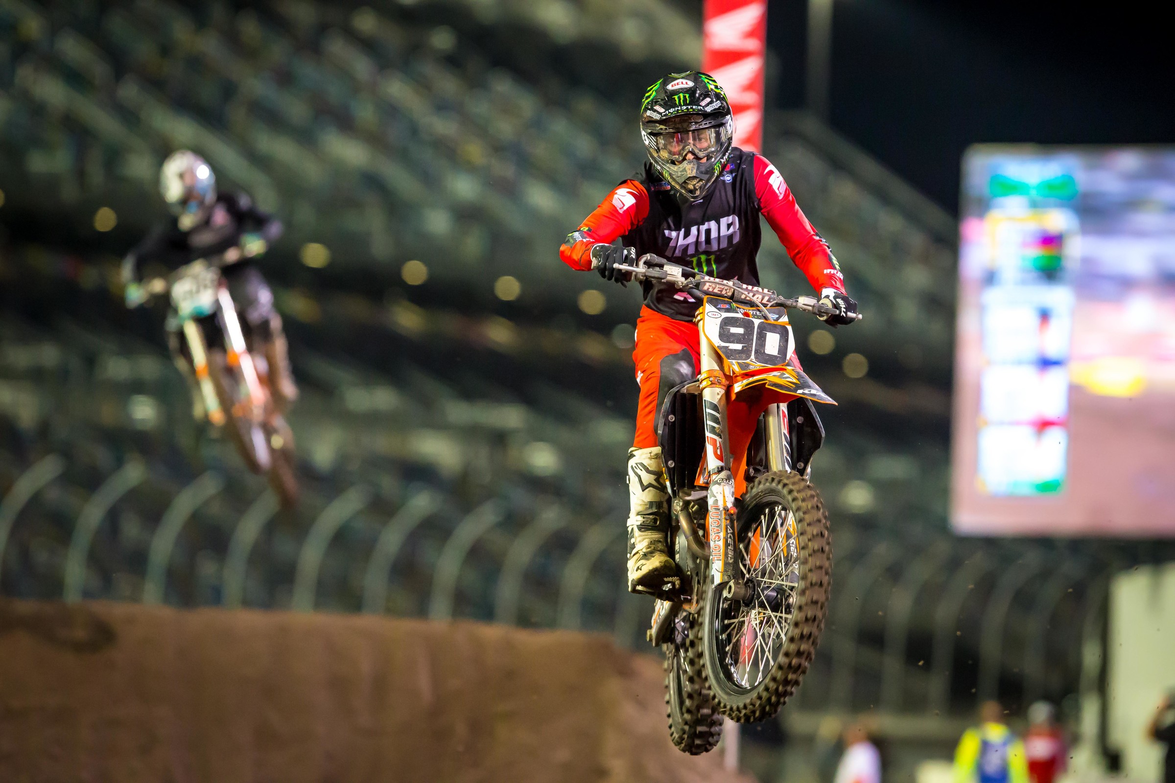 Dakota at the 2018 Daytona Supercross.
