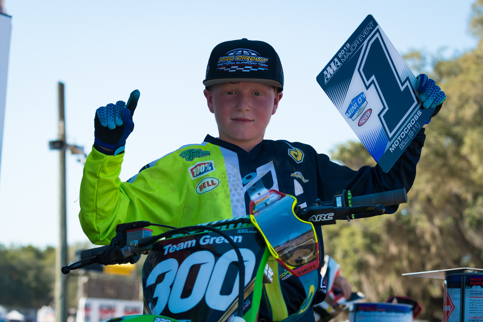 Kawasaki Team Green's Drew Adams.