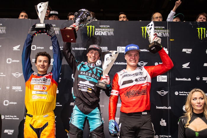 The Prince of Geneva (SX2) overall podium.