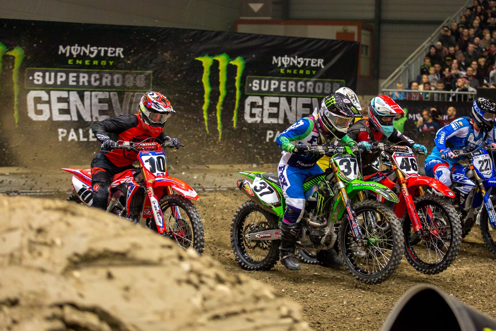 The SX1 class coming out of the race.