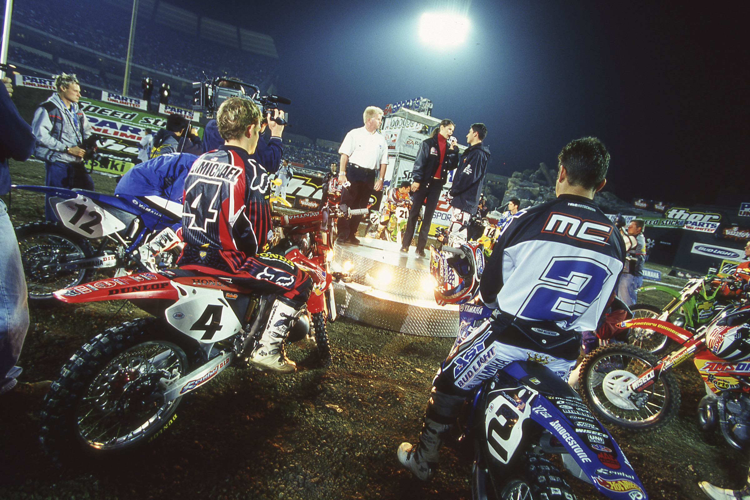 Carmichael at the 2002 Anaheim 1 Supercross.