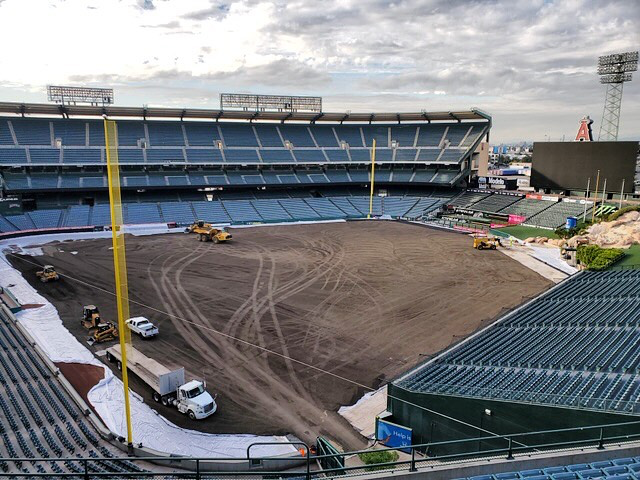 Angel Stadium in Anaheim, California