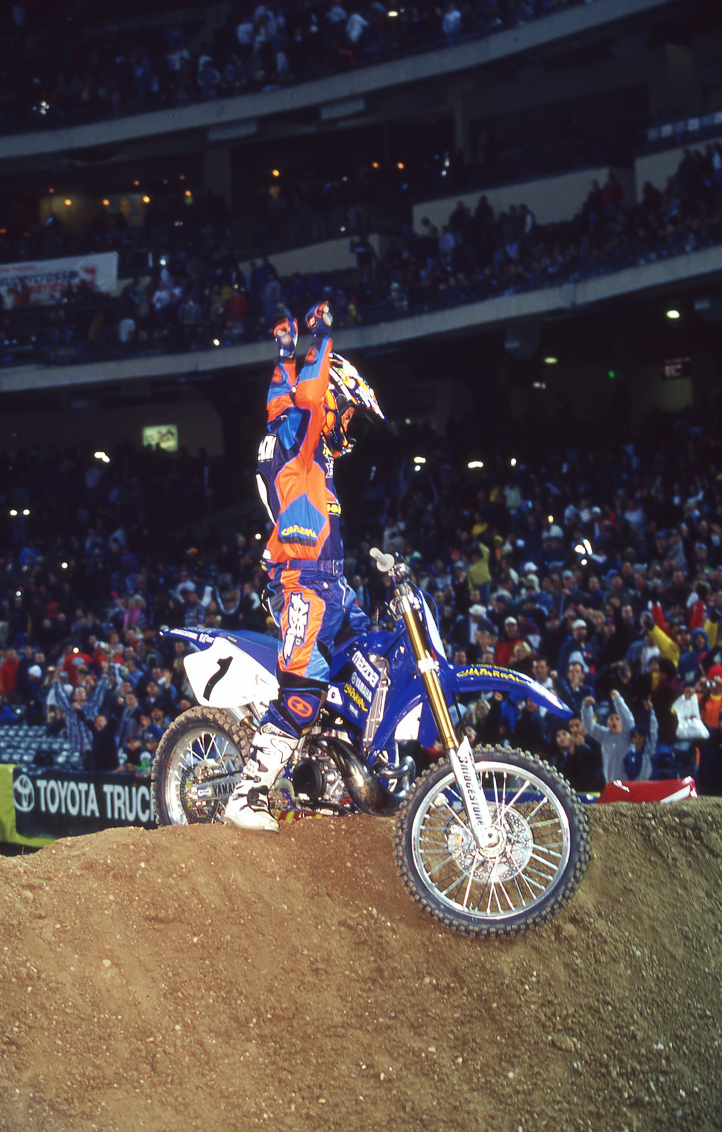 McGrath wearing No Fear gear in 2001.