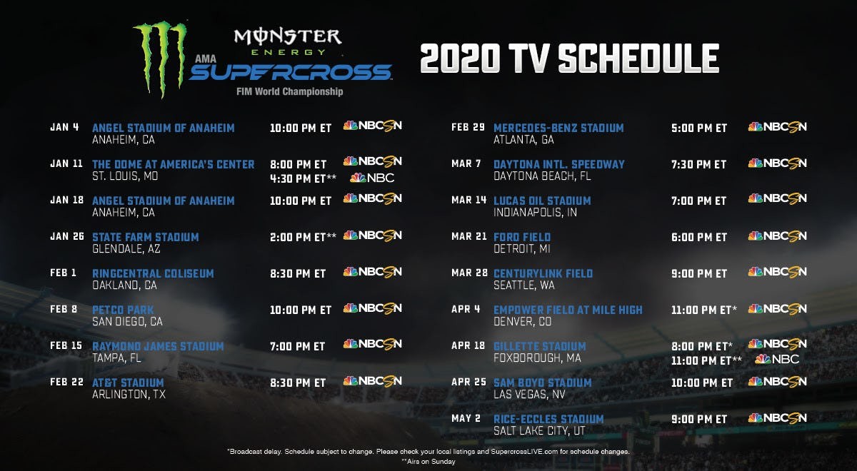 monster jam 2021 schedule