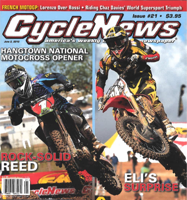 Cycle News cover from June 2, 2010.