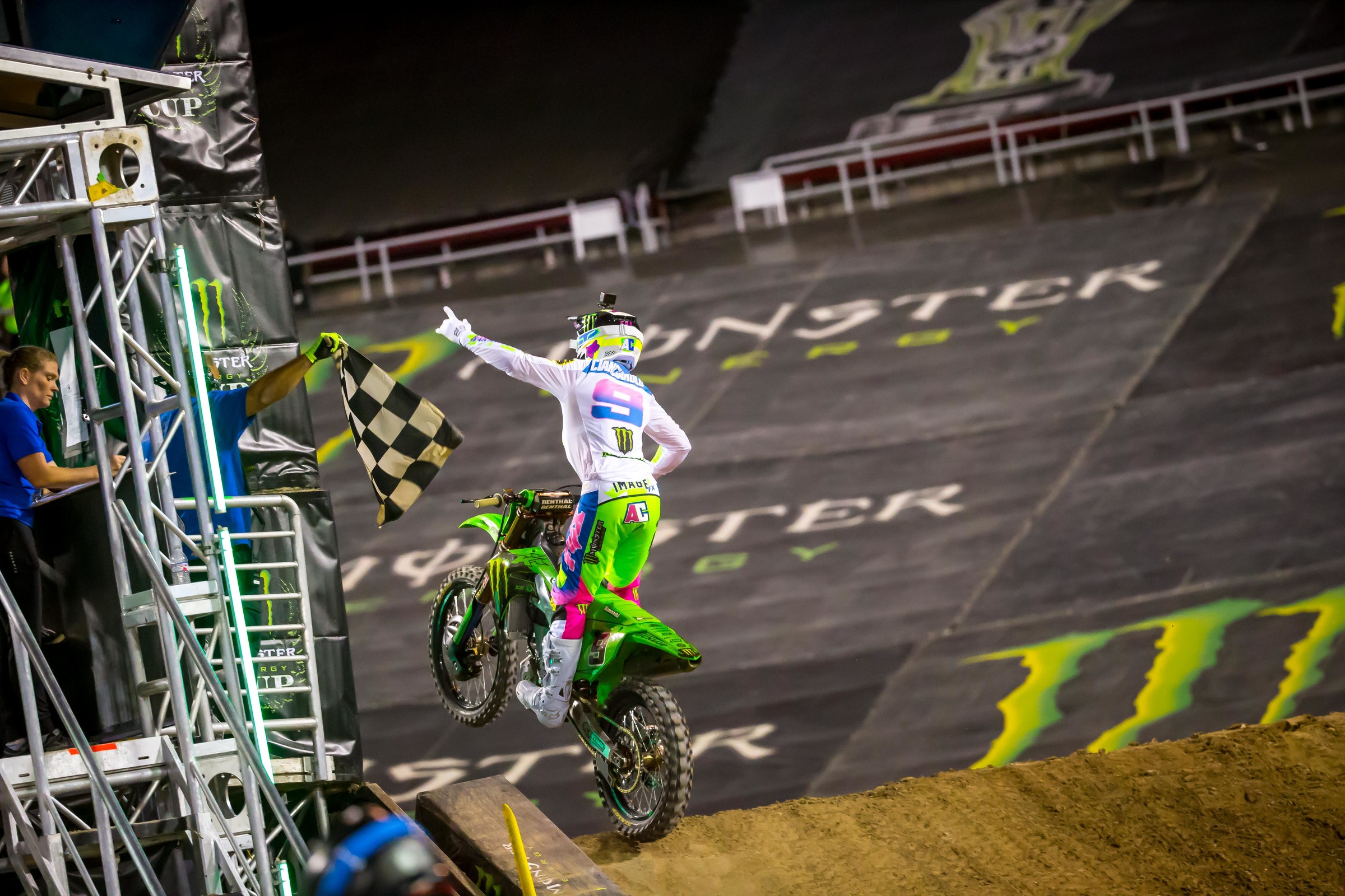 Cianciarulo took the win his first time out on a 450 at the 2019 Monster Energy Cup.