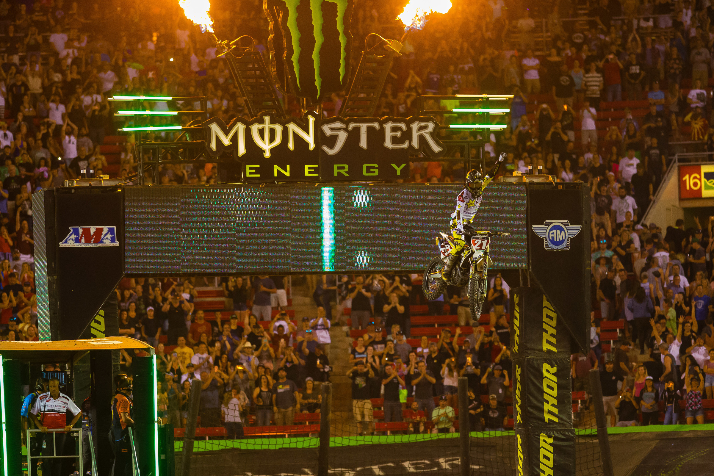 Anderson taking the 2018 450SX title in Las Vegas. Can he rebound from his 2019 season?