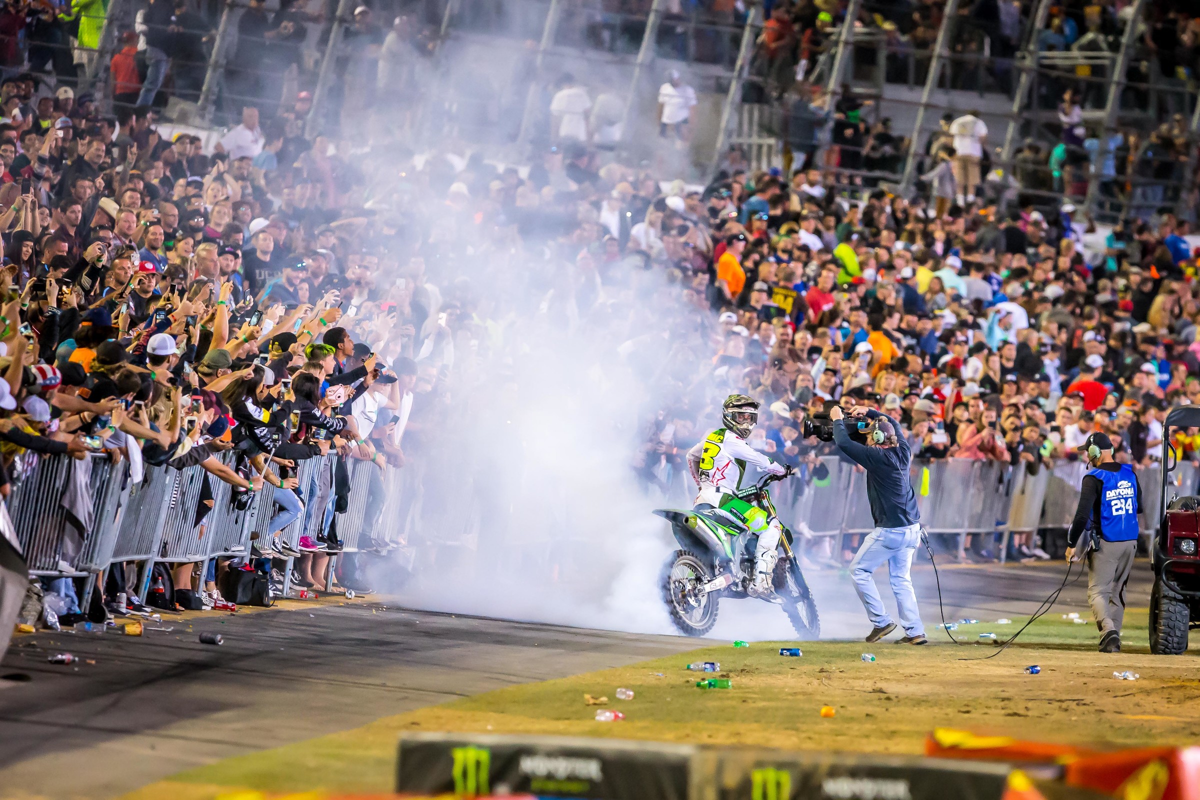 Tomac at the 2019 Daytona Supercross.
