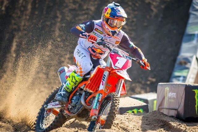 Cooper Webb was off his normal speedy pace during qualifying.