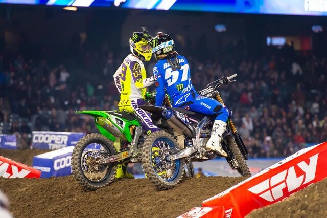 Cianciarulo led seven laps but a mistake handed the win to Barcia.