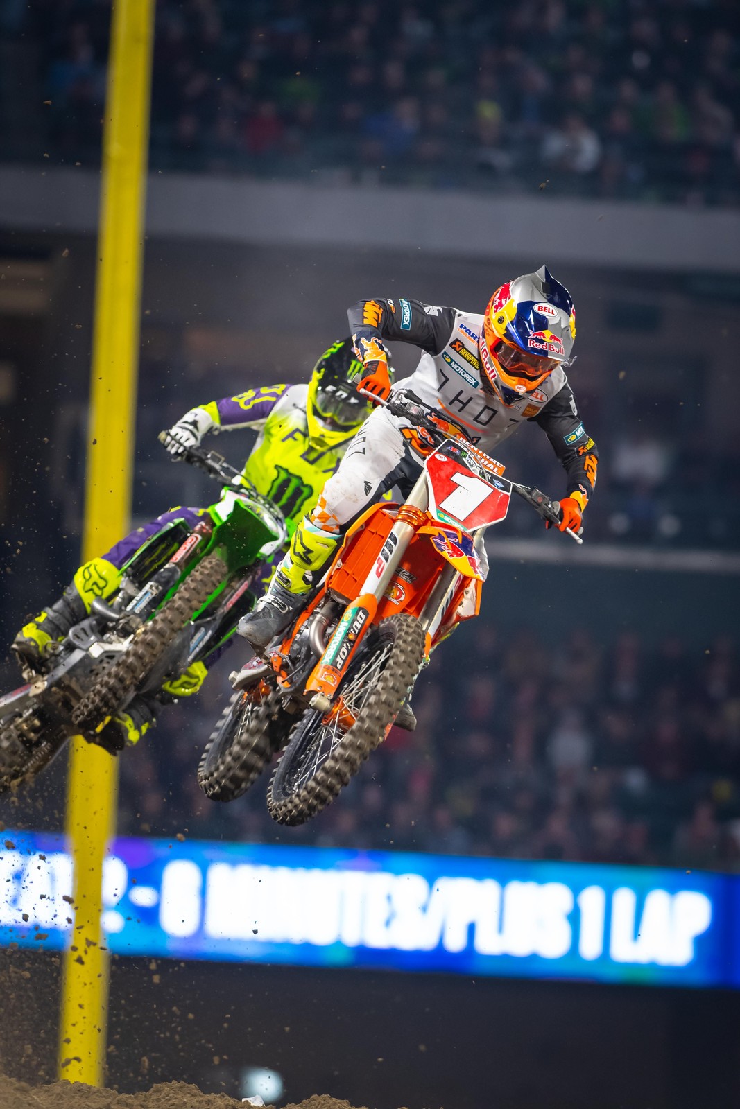 Cooper Webb was sick at the season opener but still managed to pull off third place when it really mattered.