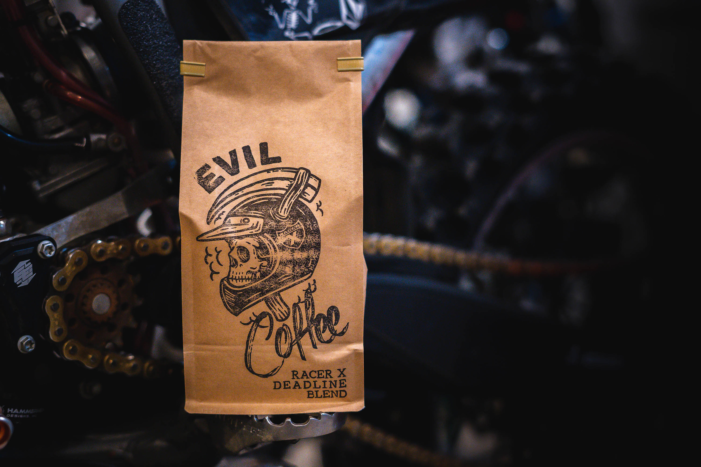 Racer X Deadline Blend Evil Coffee. Good vibes only.