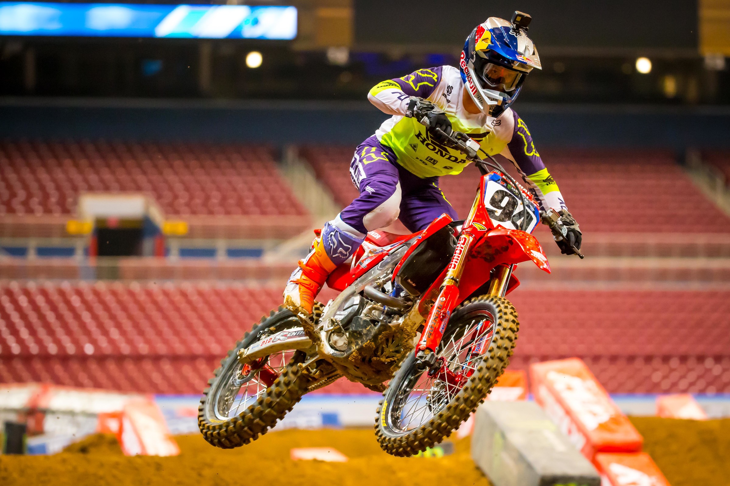 Roczen at the St. Louis press day earlier this afternoon.