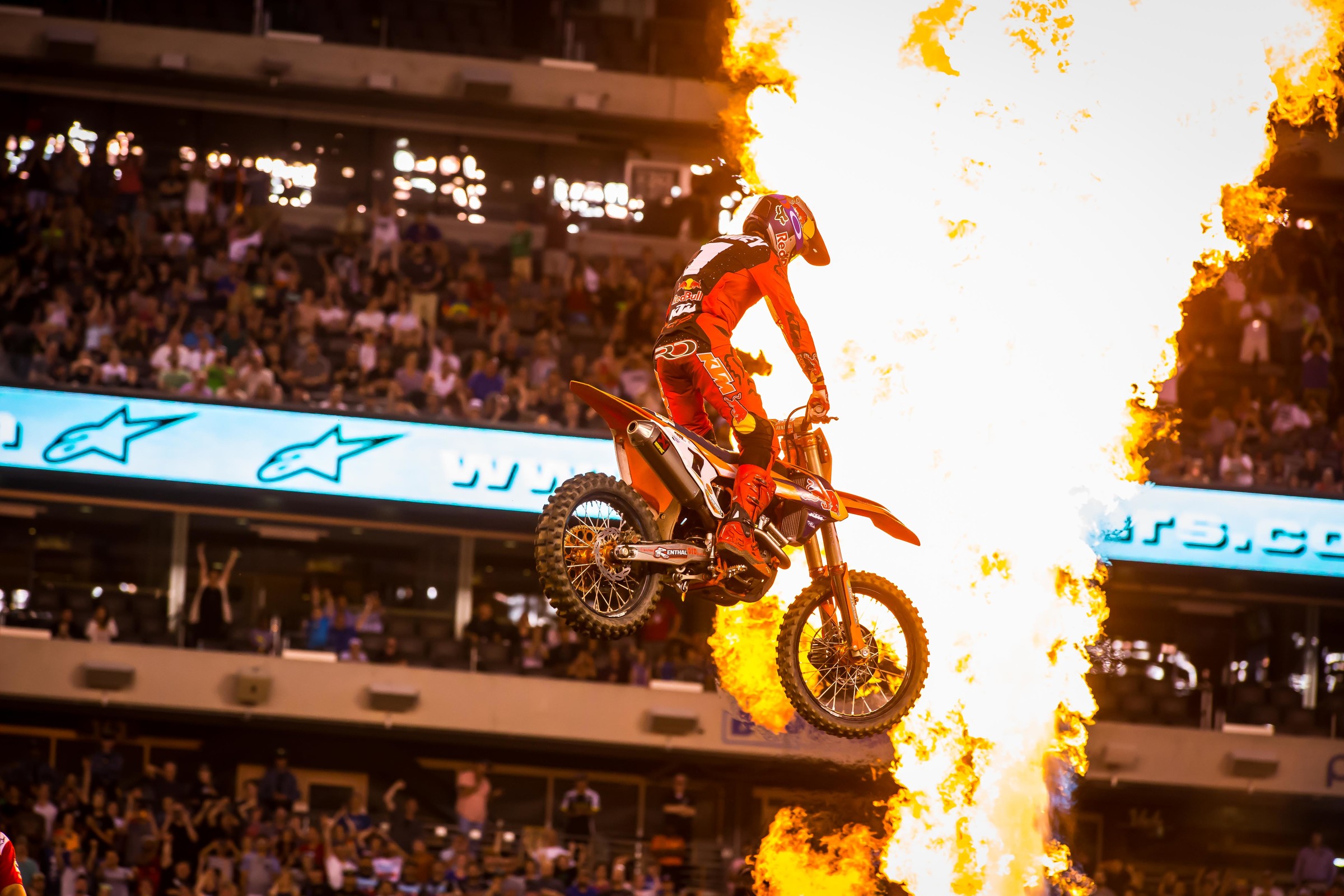 Dungey at the 2017 East Rutherford Supercross.