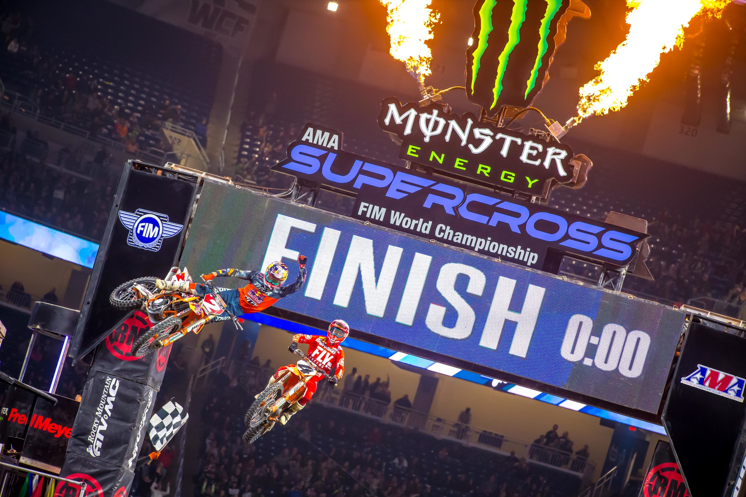 Cooper Webb at the 2019 Detroit Supercross.