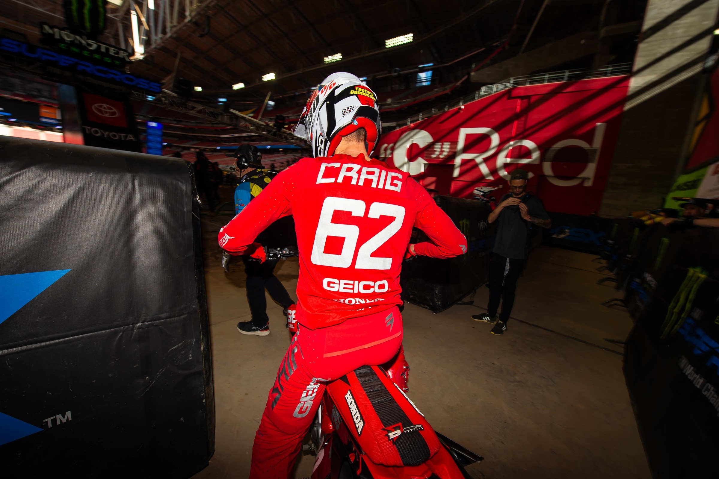 Christian Craig (Hand) Out for Oakland and San Diego Supercross Racer X