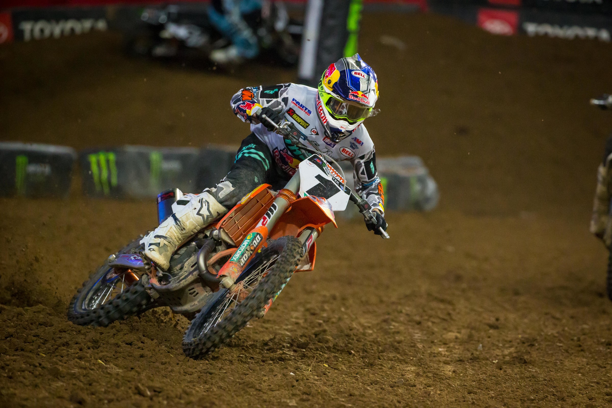 Cooper Webb sits 20 points down in the championship through four rounds.