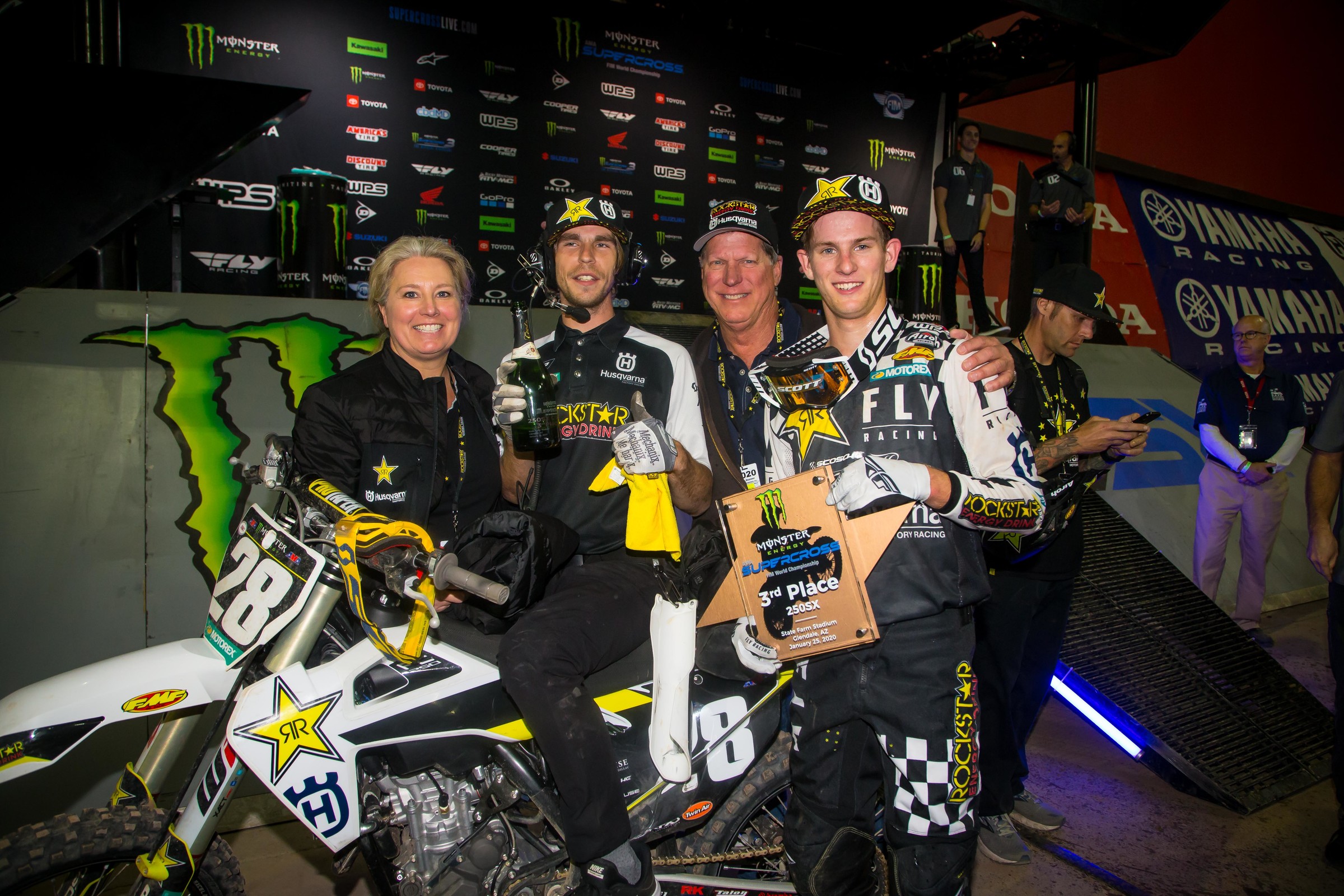 Michael Mosiman after capturing his first career podium last week in Glendale.