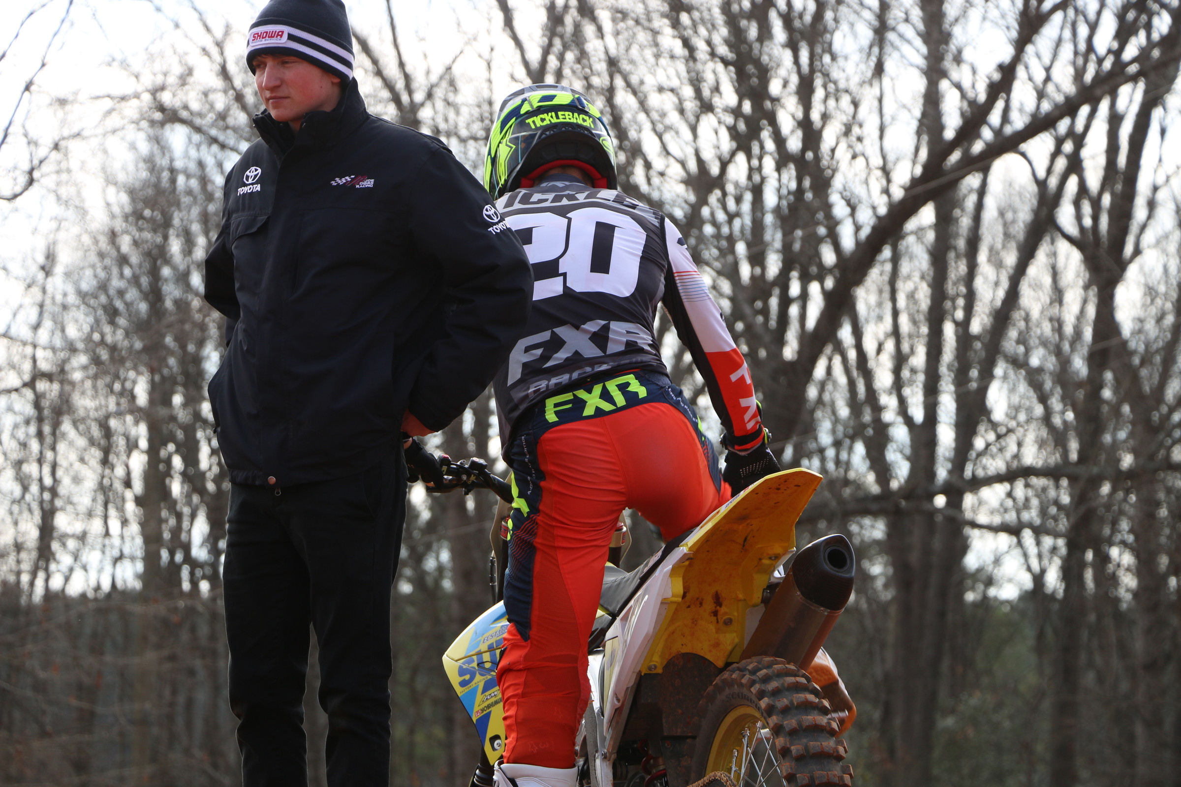 Tickle at the JGRMX test track last week.