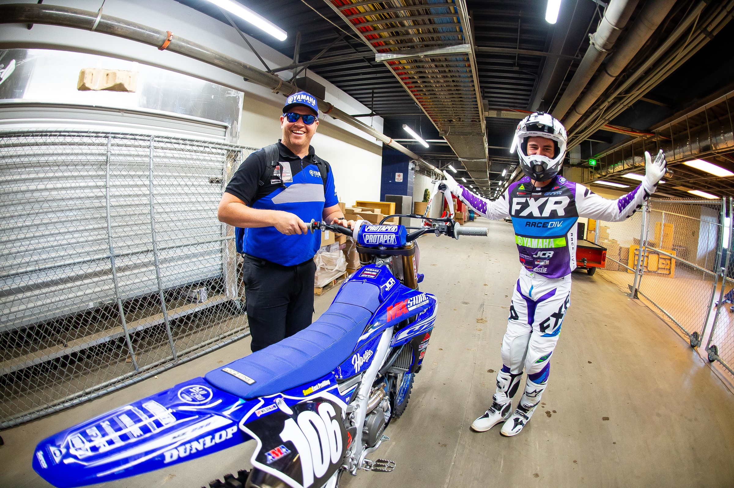 Australian privateer Jay Wilson was all smiles at Anaheim 2.