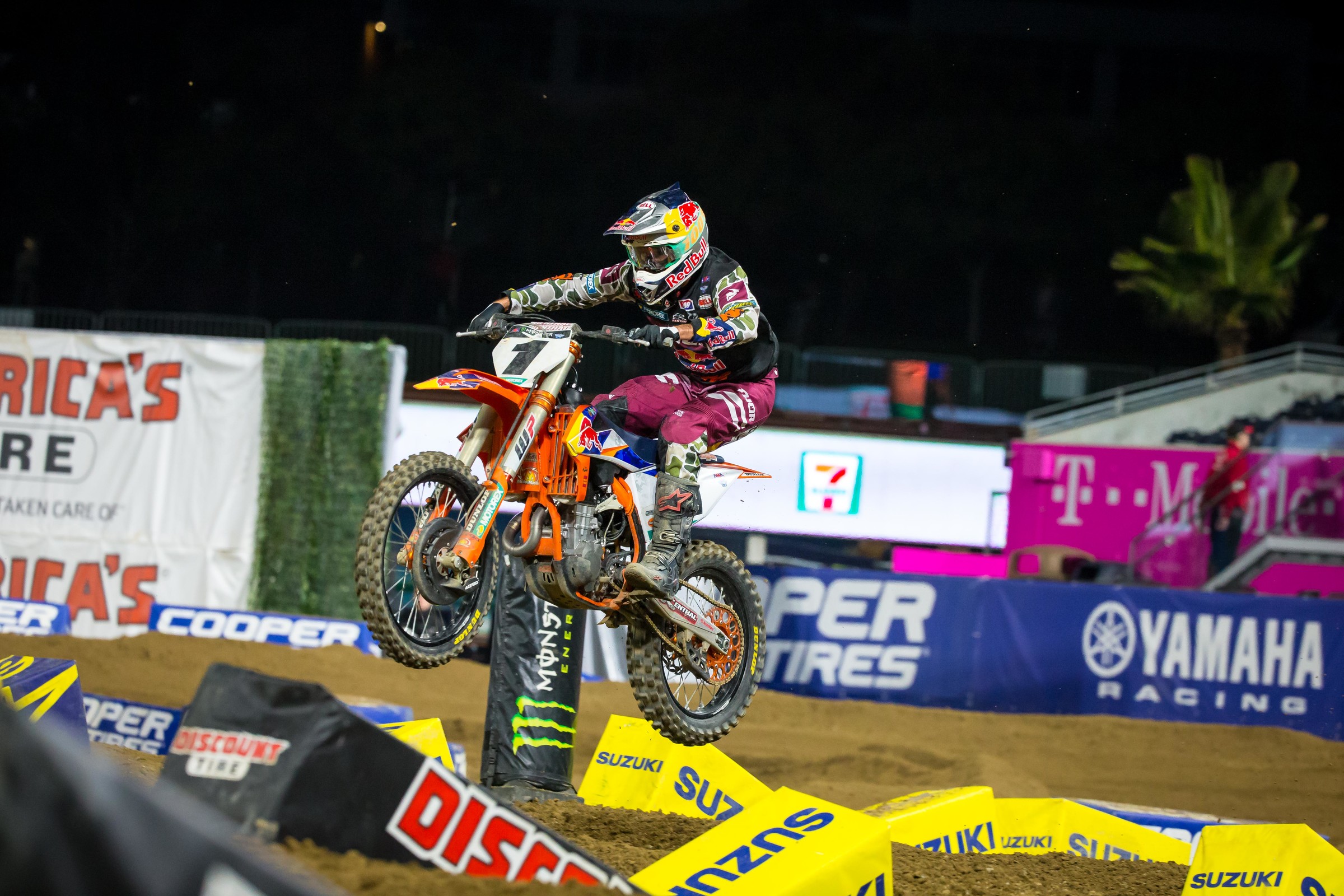 “I felt like I was a lot better in the whoops, even though I went back to the jump line in the main.” - Cooper Webb