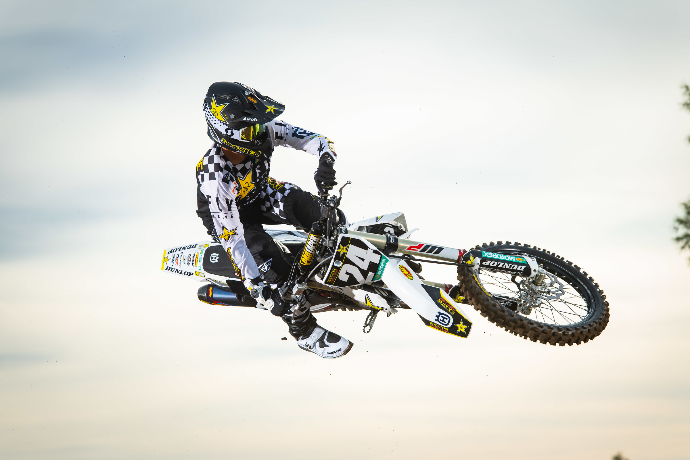 Rockstar Energy Husqvarna's RJ Hampshire.