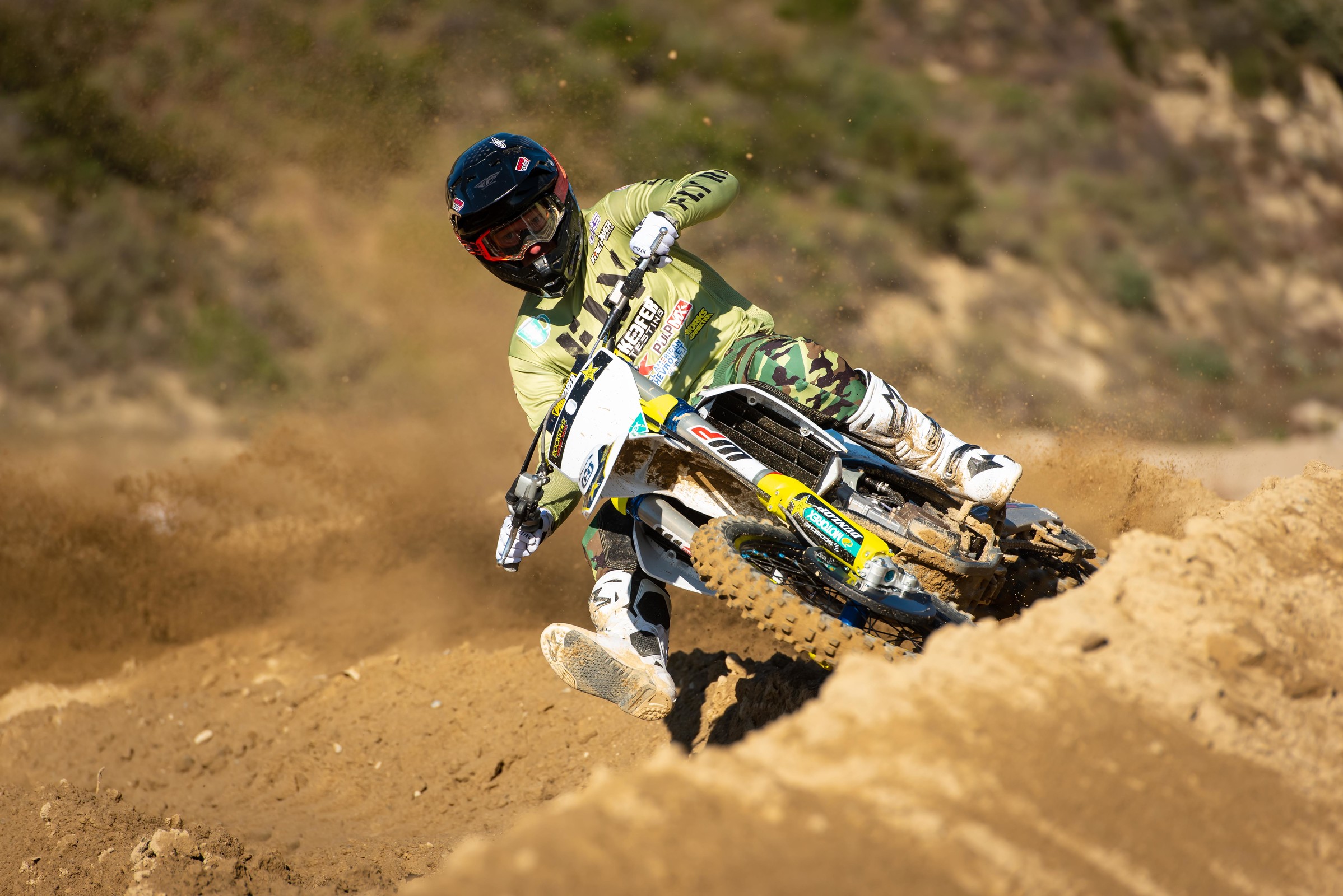 Kris Keefer testing the 2020 Husqvarna FC 450 Factory Edition.