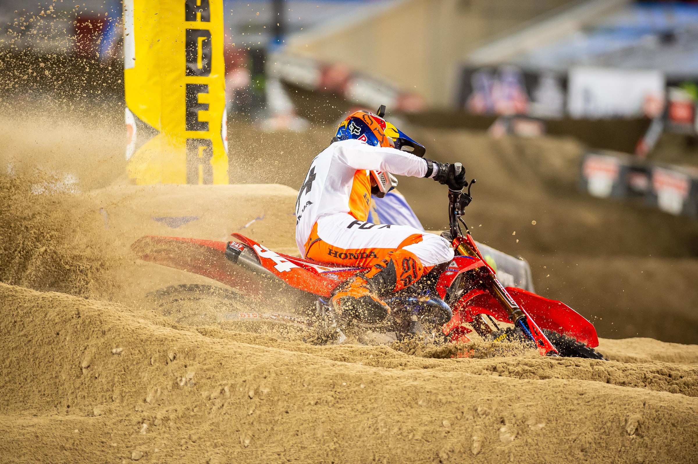 A Webb/Roczen battle was brewing until Roczen went down.