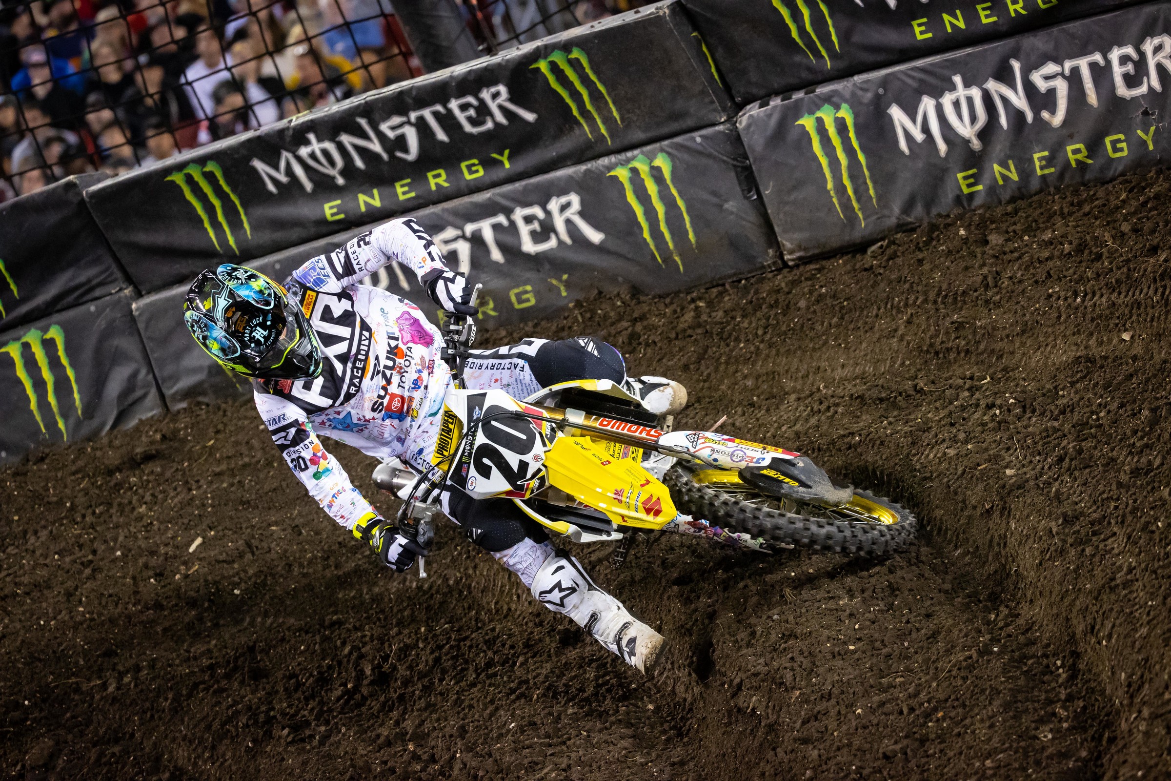 Broc Tickle's St. Jude FXR gear.