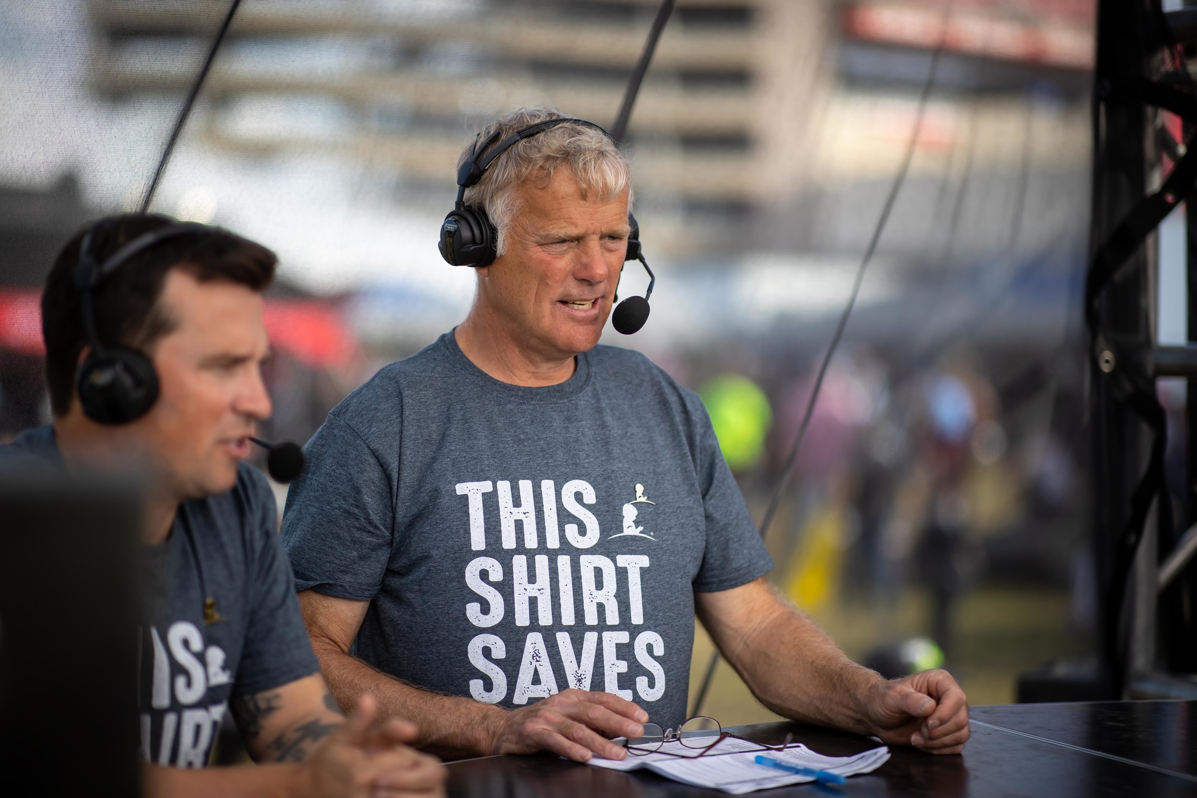 Jim Holley during Race Day Live.