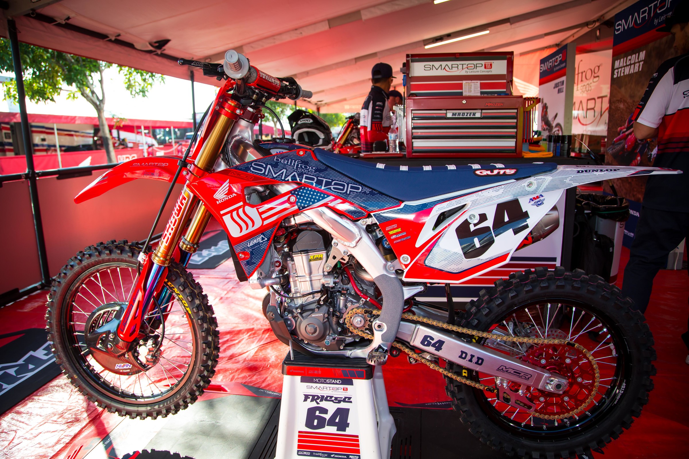 Vince Friese' Honda CRF450R.