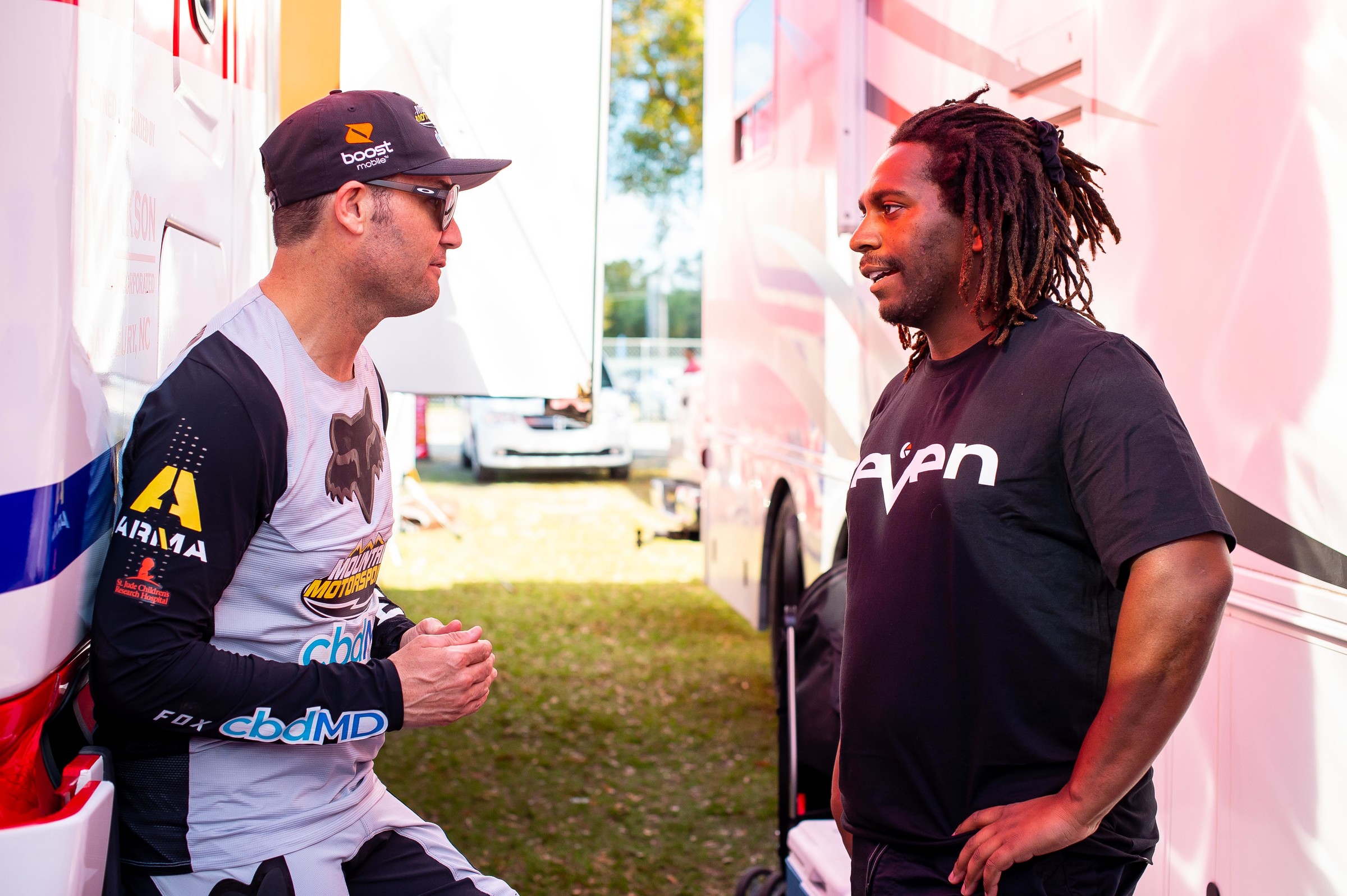 Chad and James at the 2020 Tampa Supercross.