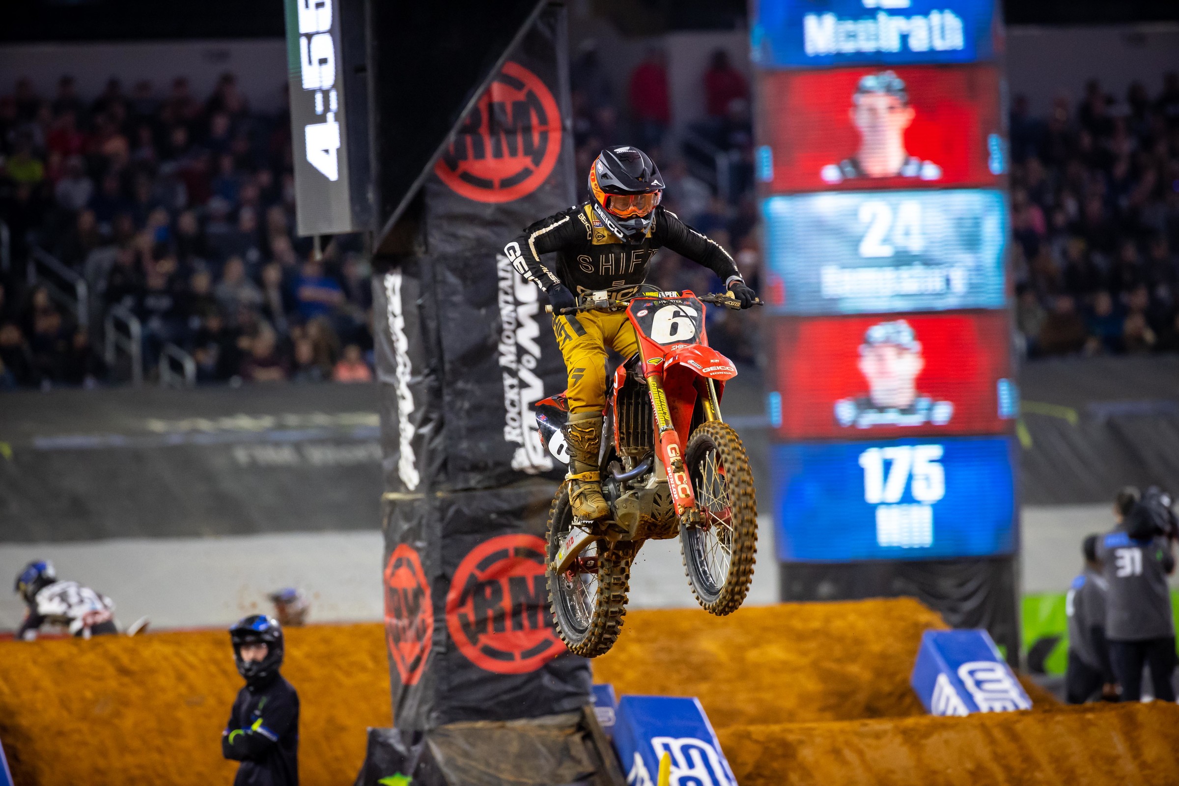 Jeremy Martin was solid but just missed the box with fourth.