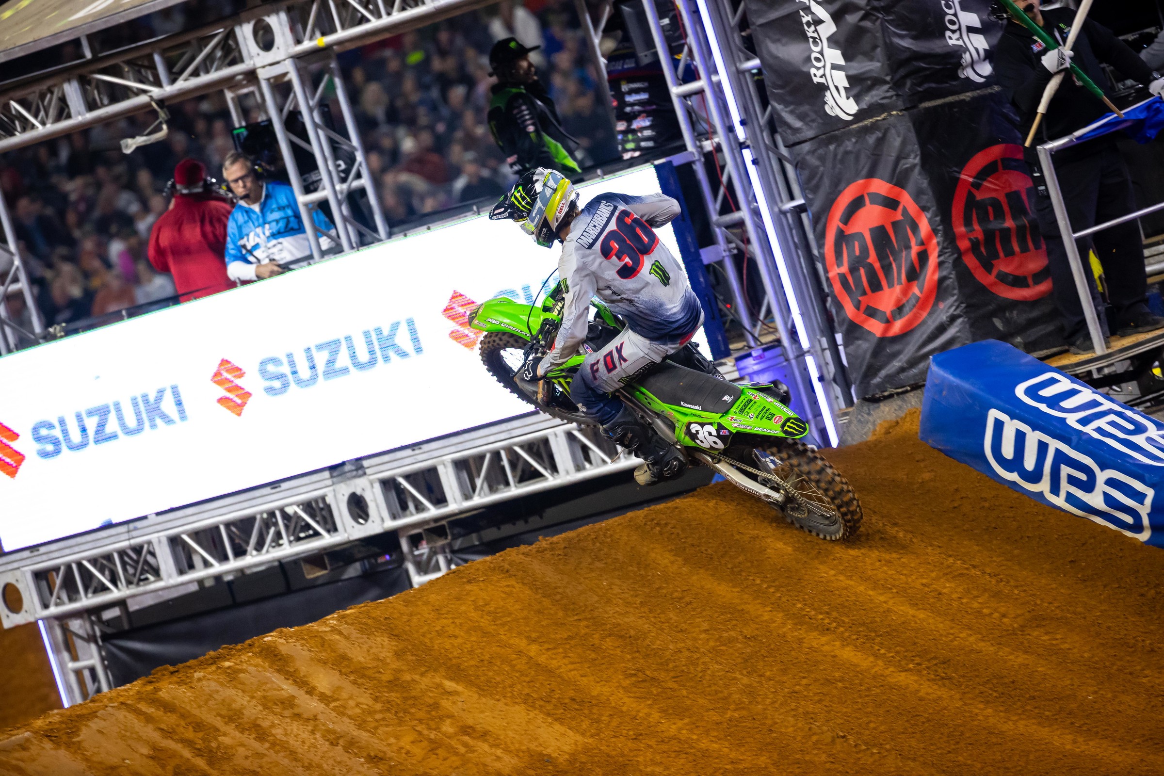 Marchbanks was fifth overall, but not in the fight for race wins.