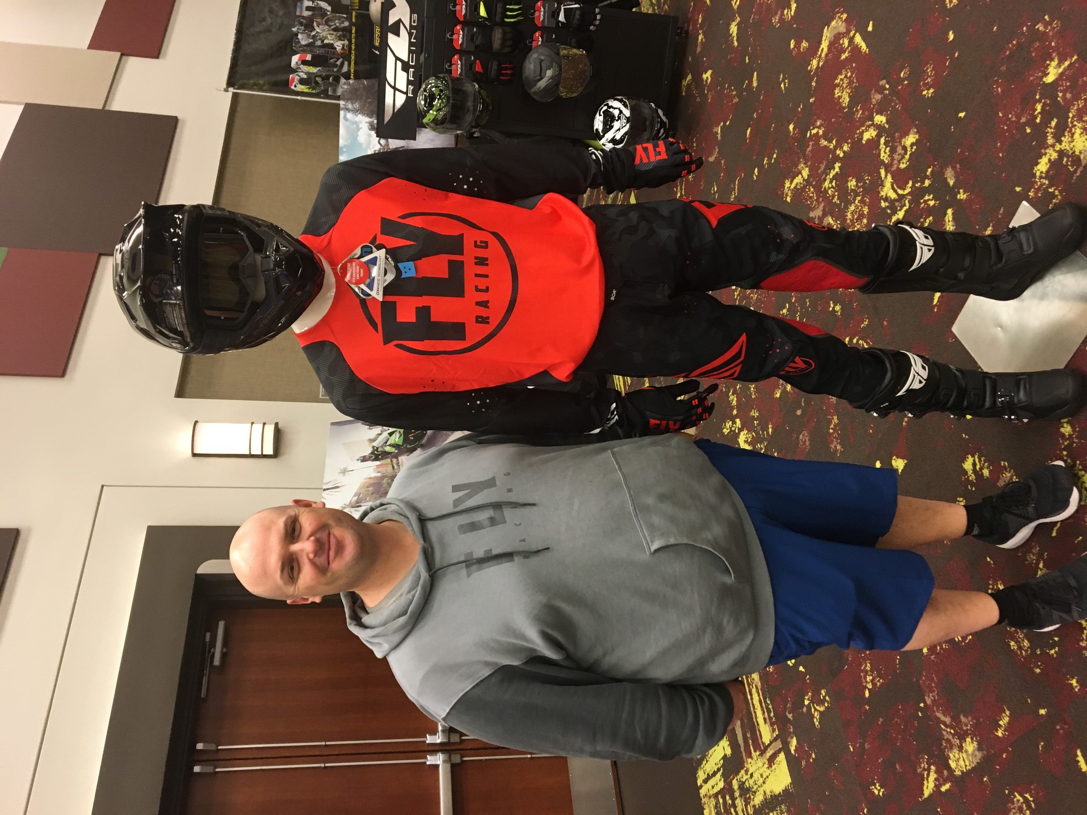 . . . Max Steffens and moody Fly model.