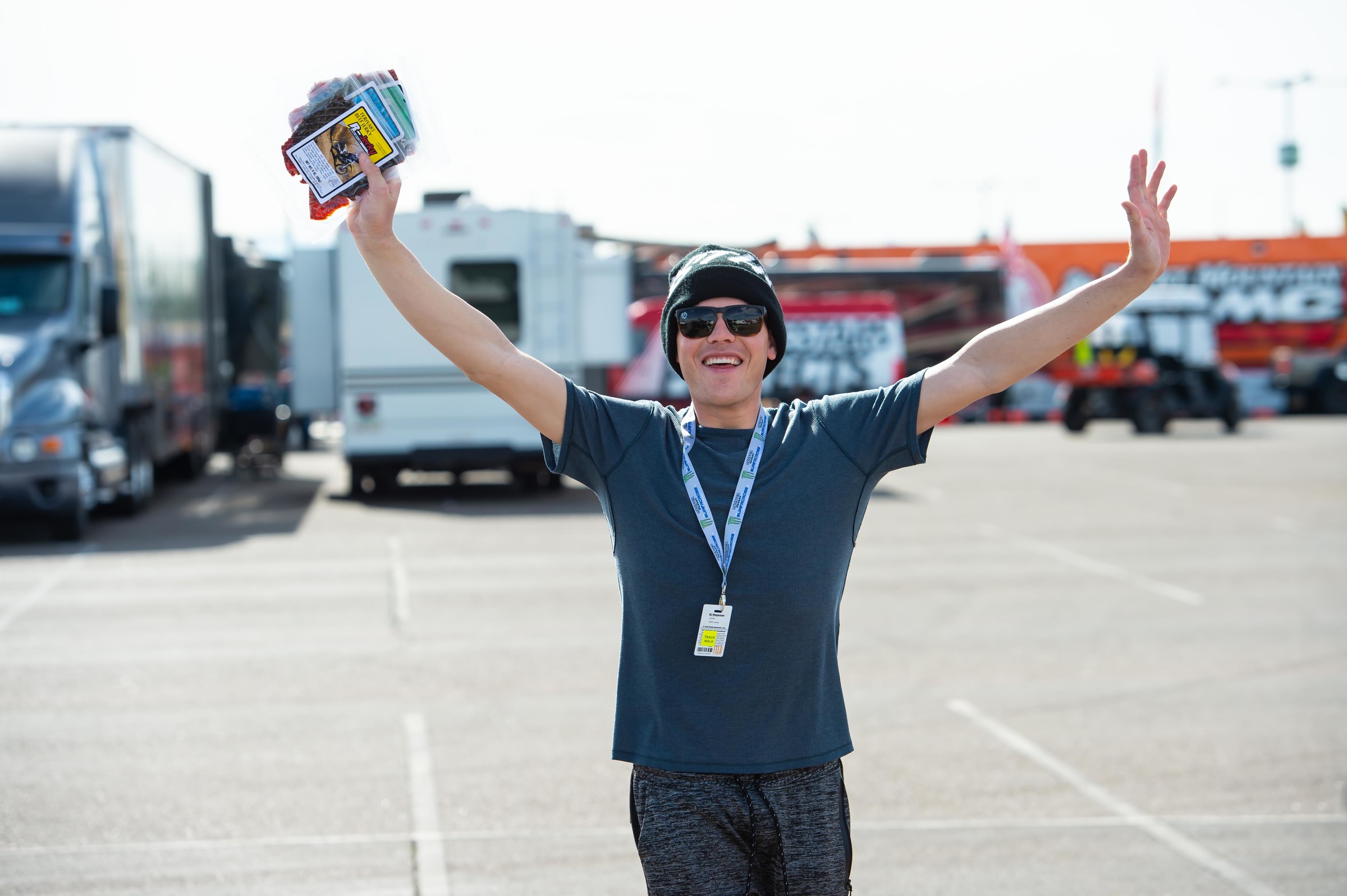 RJ Wageman loves his R-Jerky (and so do we!).