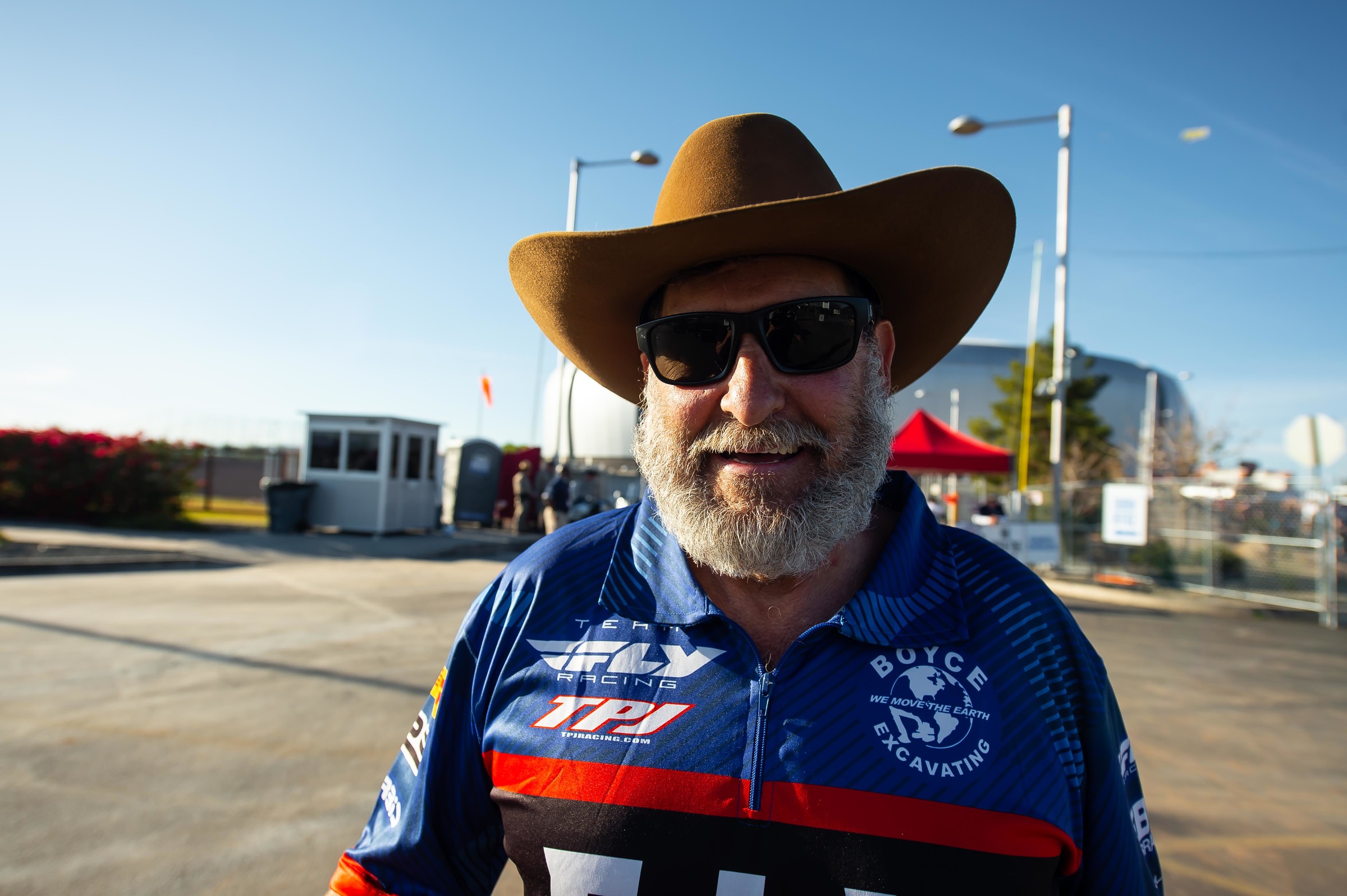 Ted Parks always has two things: a cowboy hat and a smile.