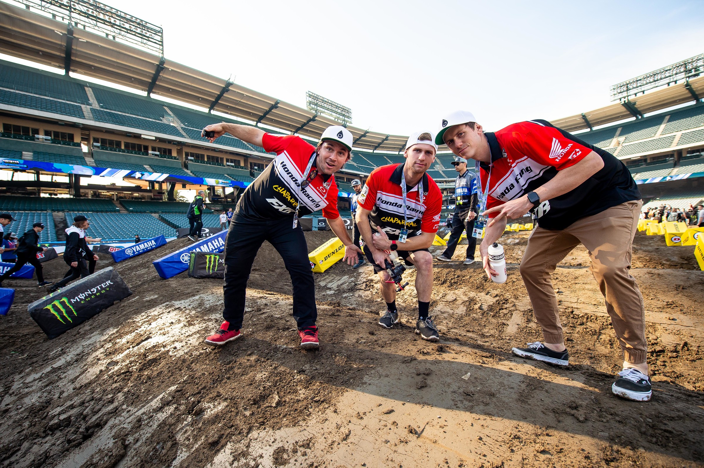 It was all smiles for the crew at Anaheim 1.