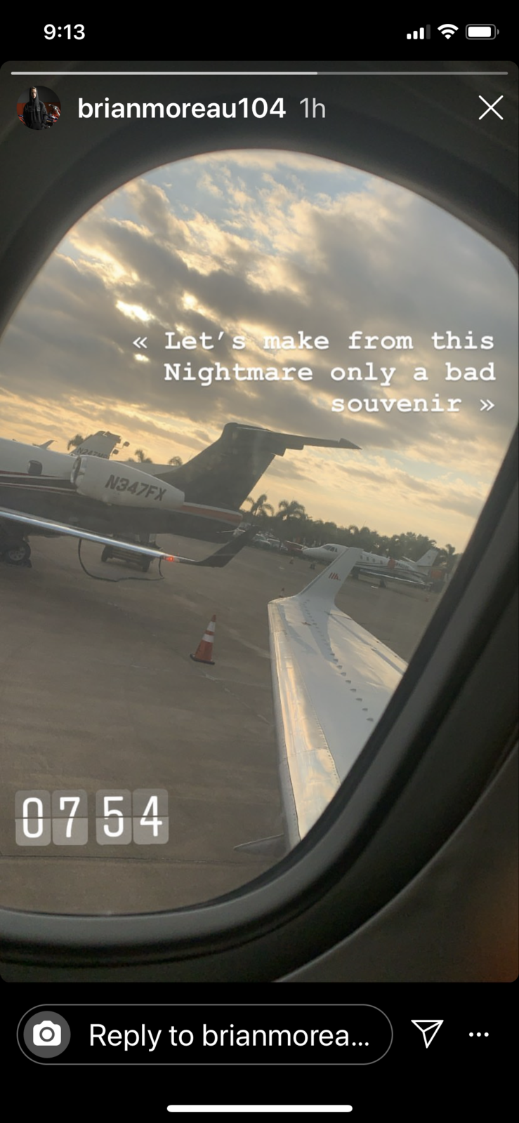 Brian Moreau is headed home to France.