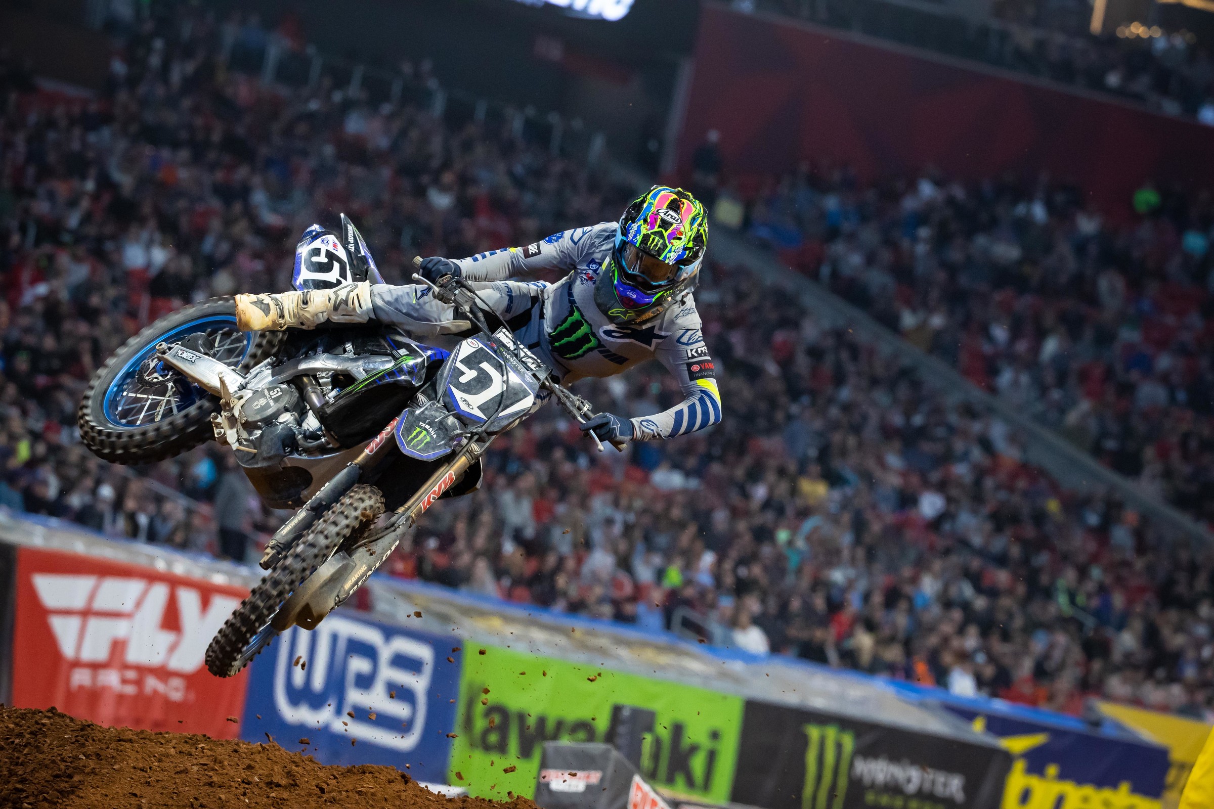 Justin Barcia fought through the chaos to end up second.