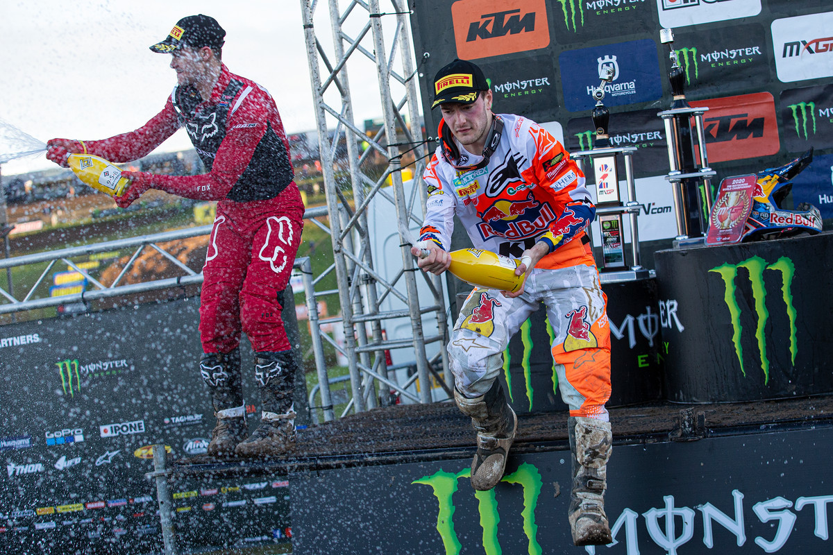 The much-anticipated Gajser/Herlings battle didn't happen in either moto.