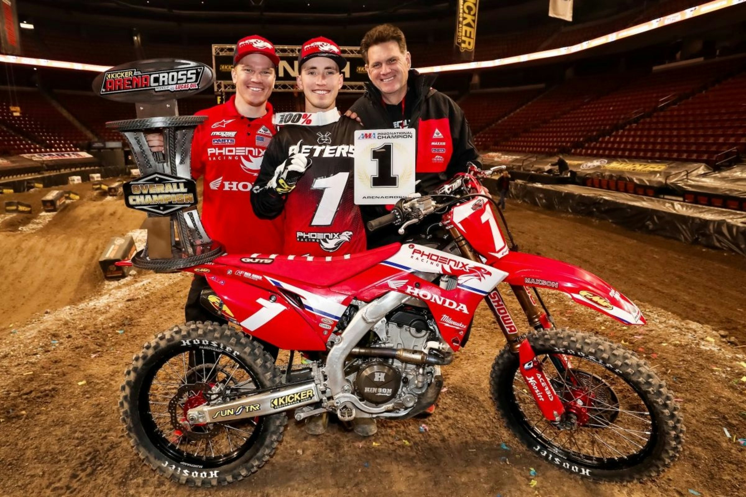 Kyle Peters Clinches Kicker AMA Arenacross National Championship