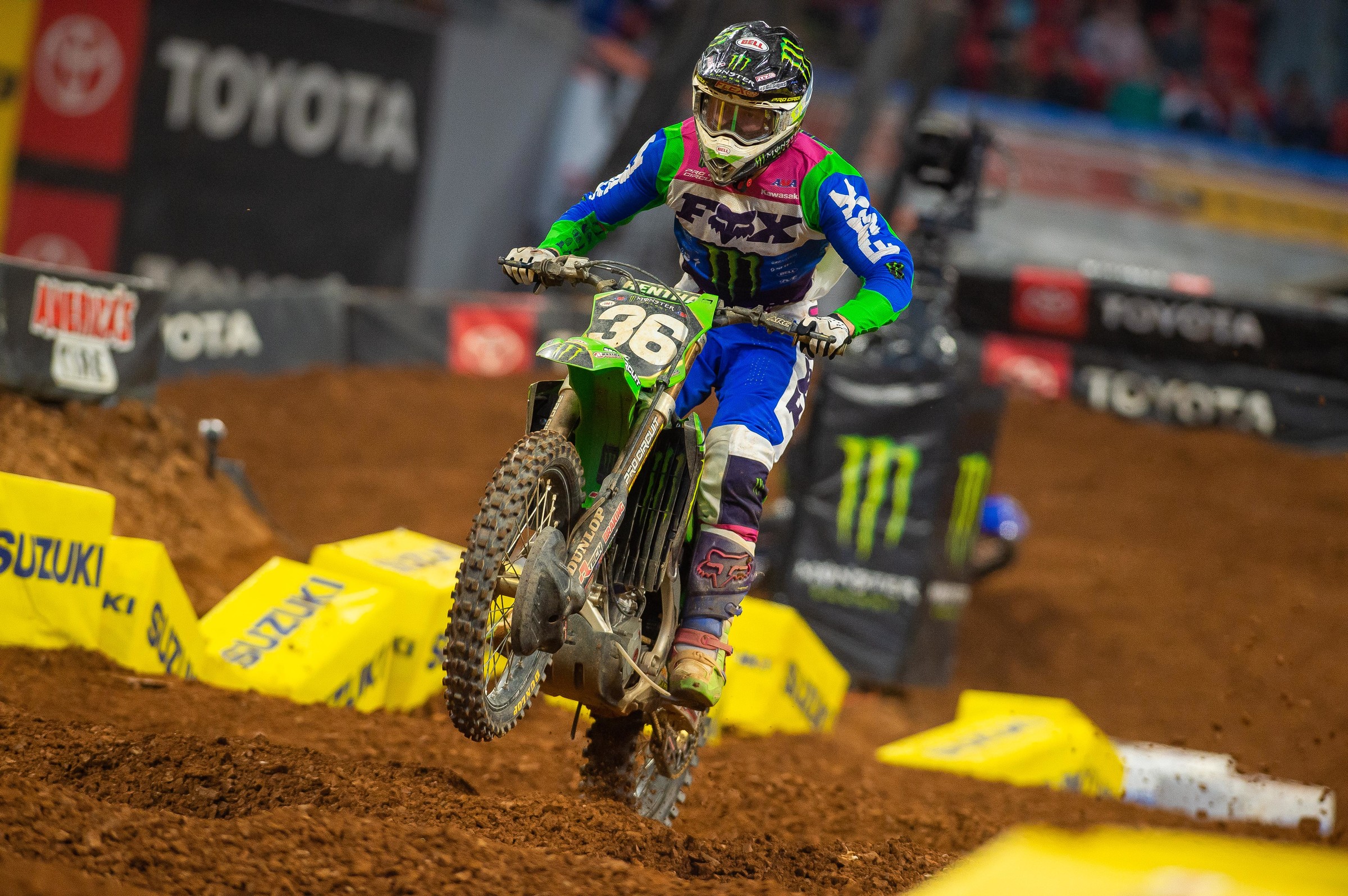 Garrett Marchbanks. Mitch Payton wasn't thrilled after this race.