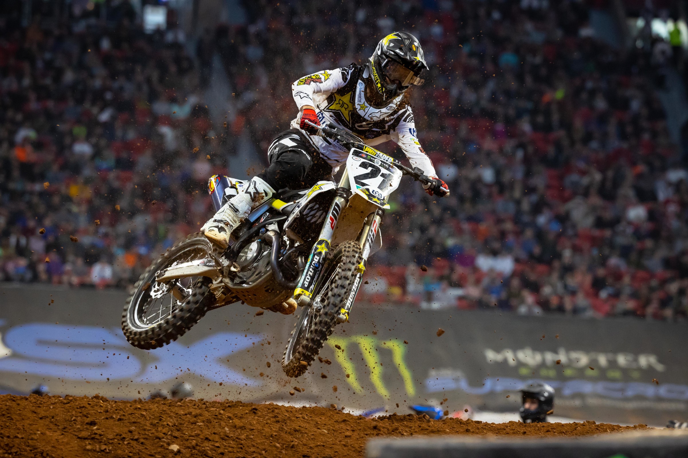 Jason Anderson's race featured at least 36 different passes/incidents/bumps/near crashes/crashes all around him. Somehow he ended up 11th.