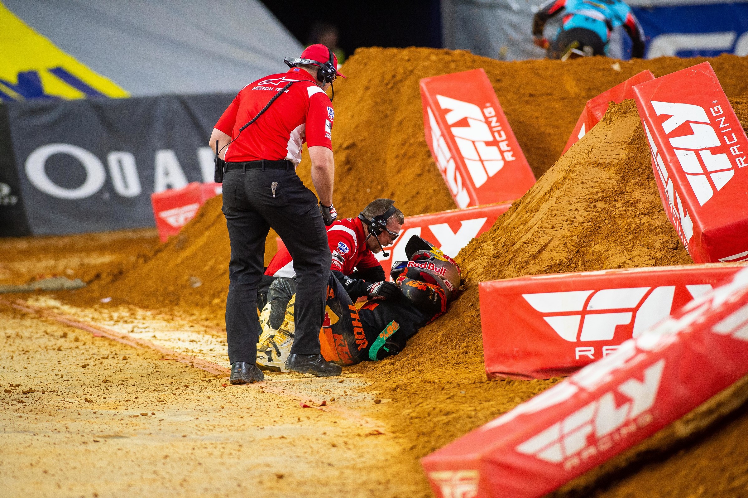 Cooper Webb is still only two weeks removed from his brutal crash in Arlington.
