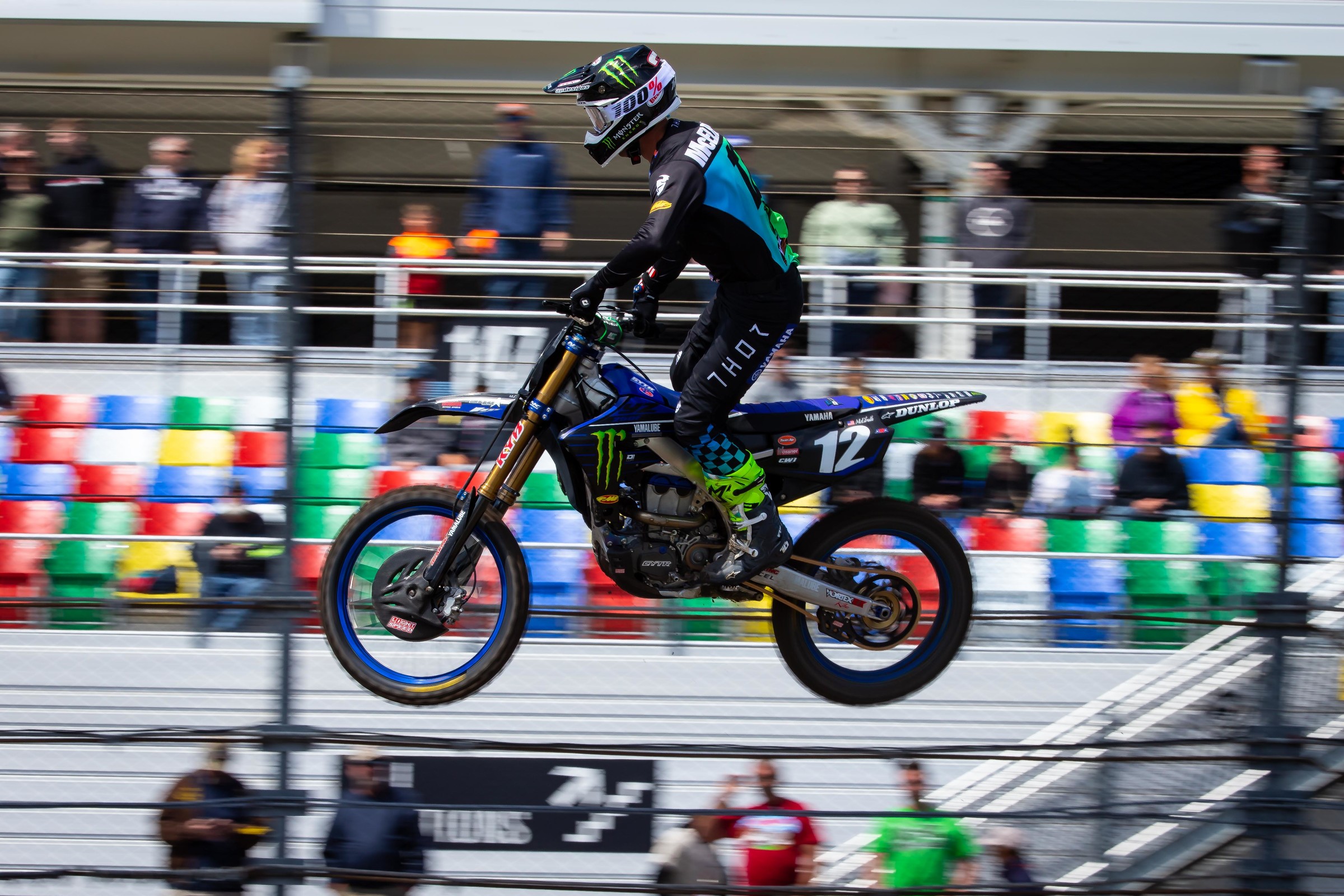 McElrath was the only 250SX rider to finish with a lap under 1:11.000 as he topped the first 250SX qualifying session.