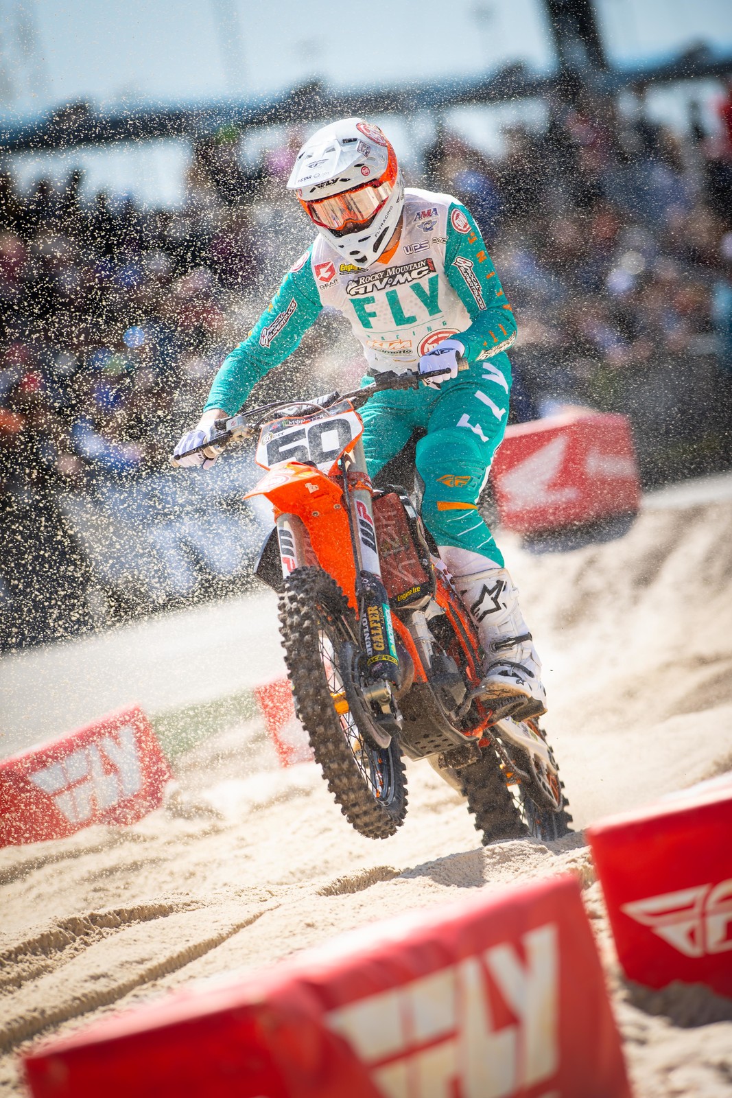 Benny Bloss navigating the Daytona sand. Bloss qualified eighth.