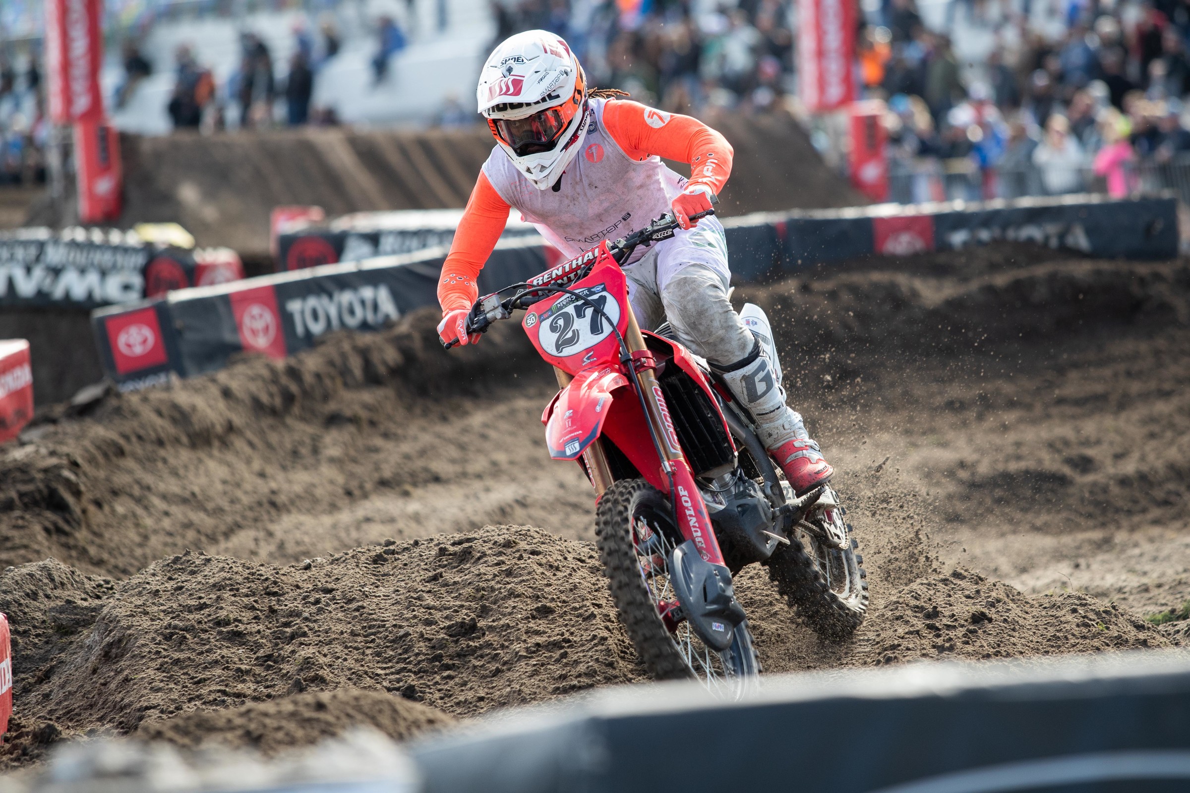 Malcolm Stewart showed good speed today as he qualified fourth.