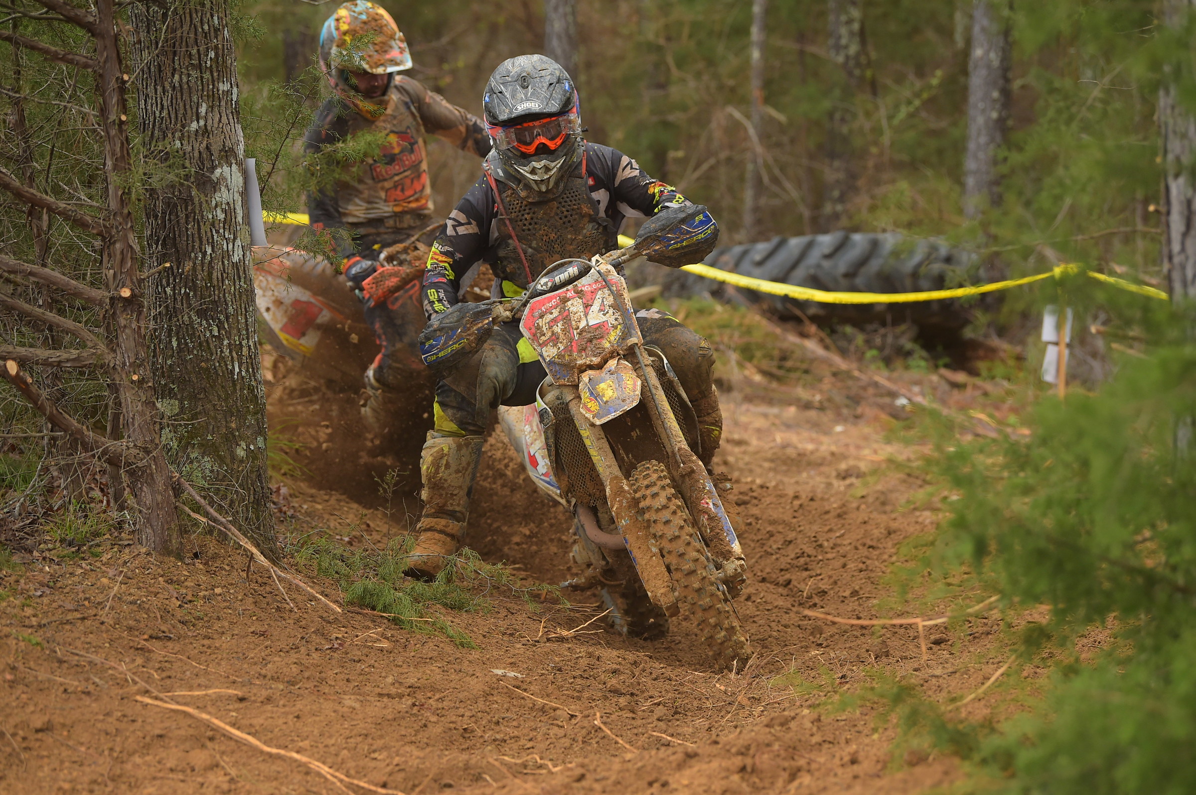 Steward Baylor with Kailub Russell in hot pursuit.