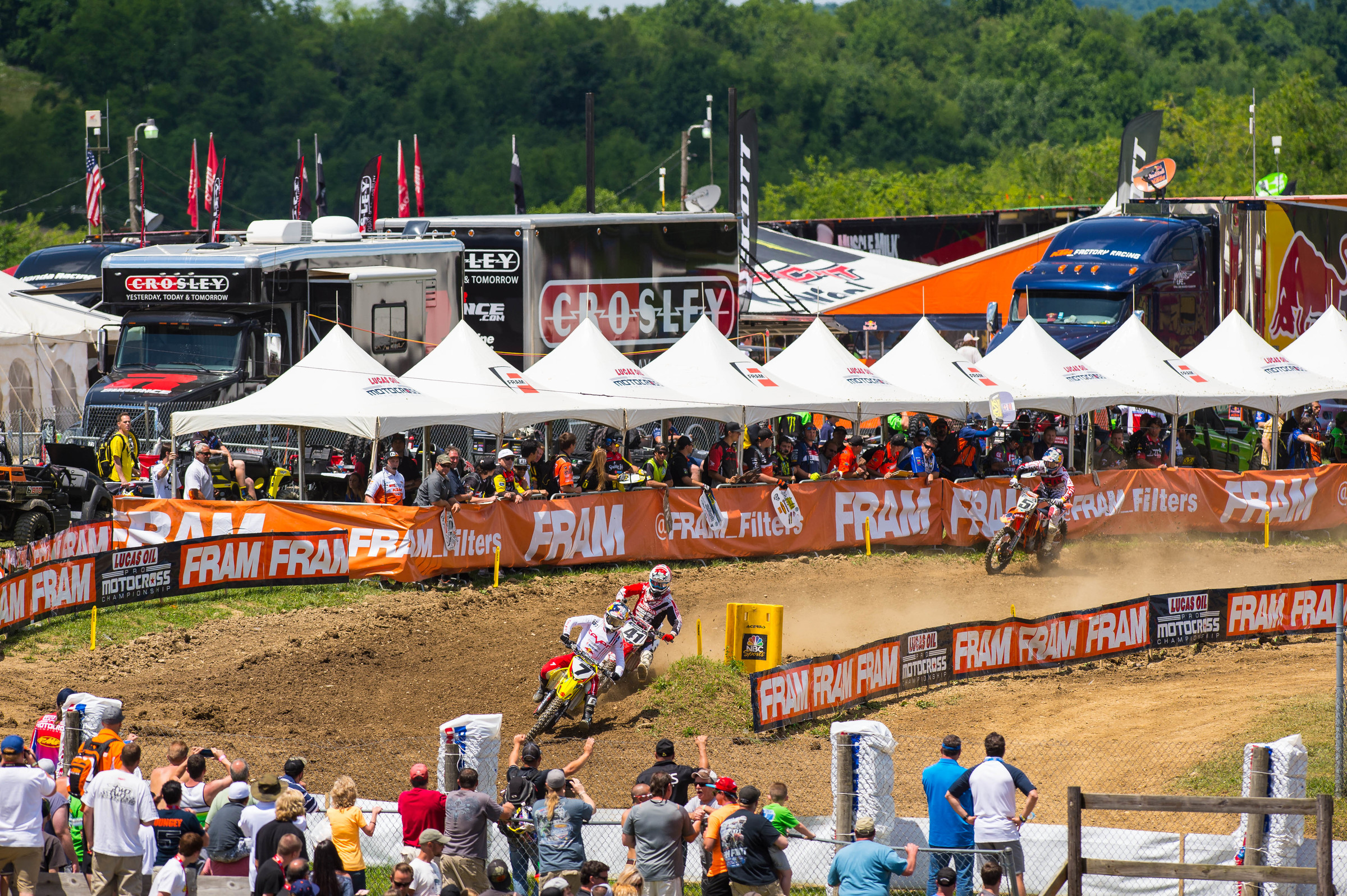 Great battles all day here between Stewart, Canard, Dungey and Roczen.